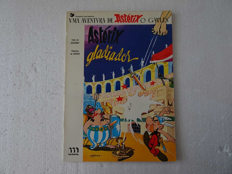 Livro Meribérica Astérix Gladiador