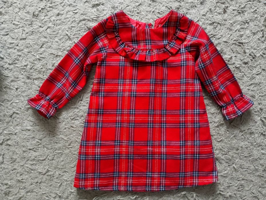 śliczna sukienka w kratkę Primark 86
