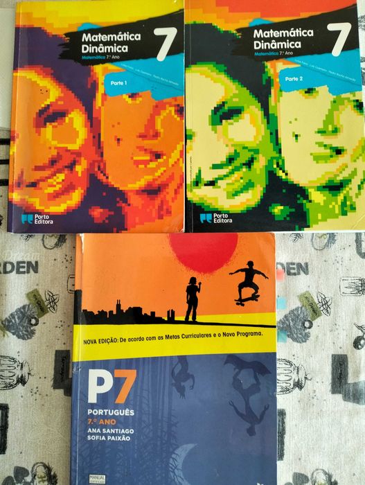 Cadernos de atividades e manuais (5º,6º e 7ºano)