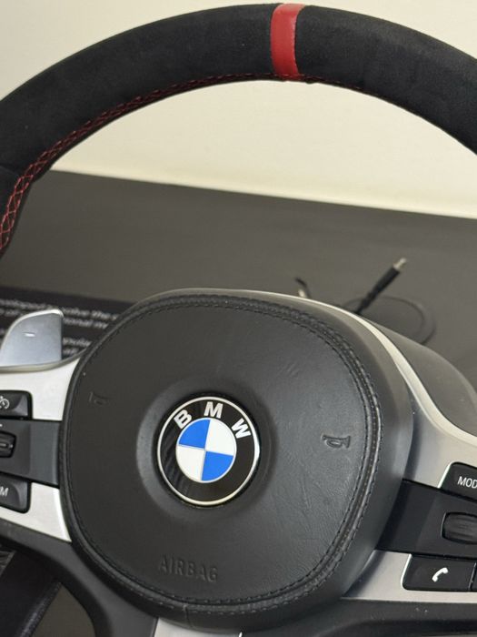 Кермо М БМВ Г30 Г20 Г05 G01 оригінал bmw g30 g20 Алькантара