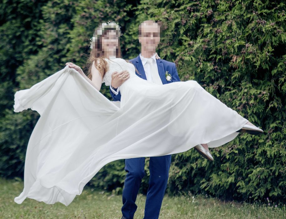 Suknia Ślubna AmyLove Boho r. M 38