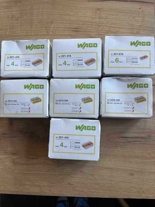 Wago , złączki elektryczne