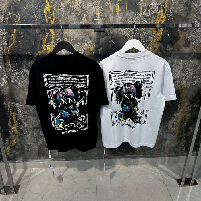 OFF-white x Kaws футболка мужская оригинал брендовая