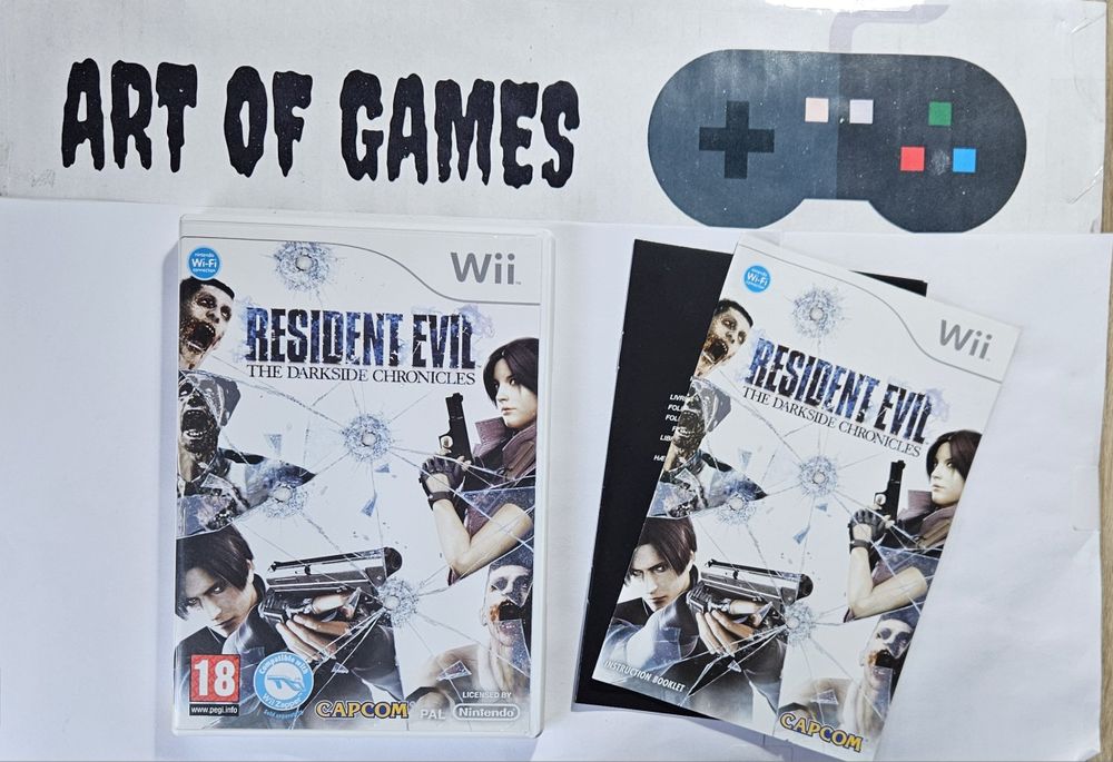 Resident Evil Darkside Chronicles Komplet 3xA Nintendo Wii  Dark Side