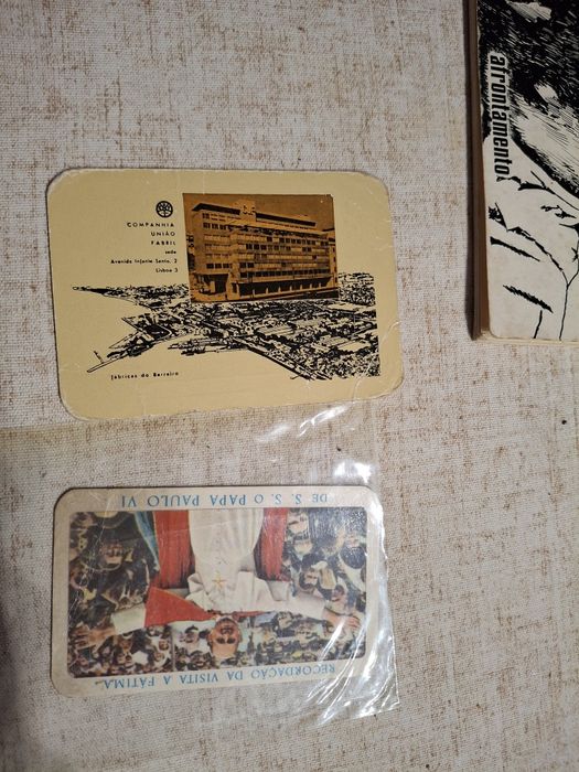 calendarios  antigos seguros anos 60 e outros