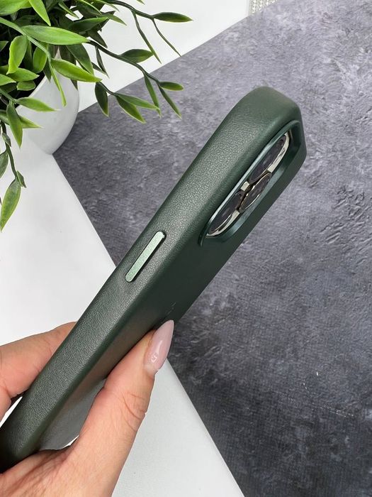 Шкіряні чохли з MagSafe для iPhone 12 Pro Max | Кожаный чехол на Айфон