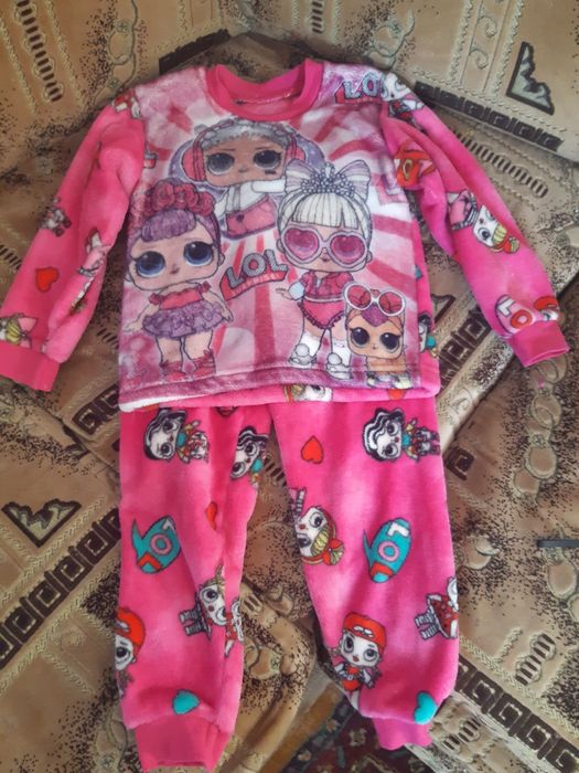 Тепла піжама для дівчинки