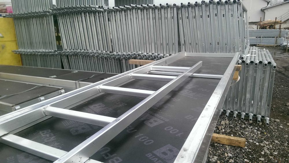 Rusztowanie elewacyjne 155m2 typ Plettac P70 nowe PROMOCJA | Top Producent !