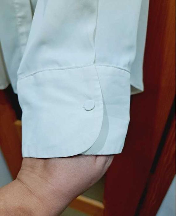 koszula H&M 54 56 oversize ozdobny dekolt