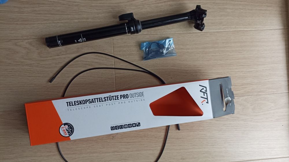 Sztyca  Regulowana 31,6 TranzX Pro RFR 120mm kabel na zewnątrz