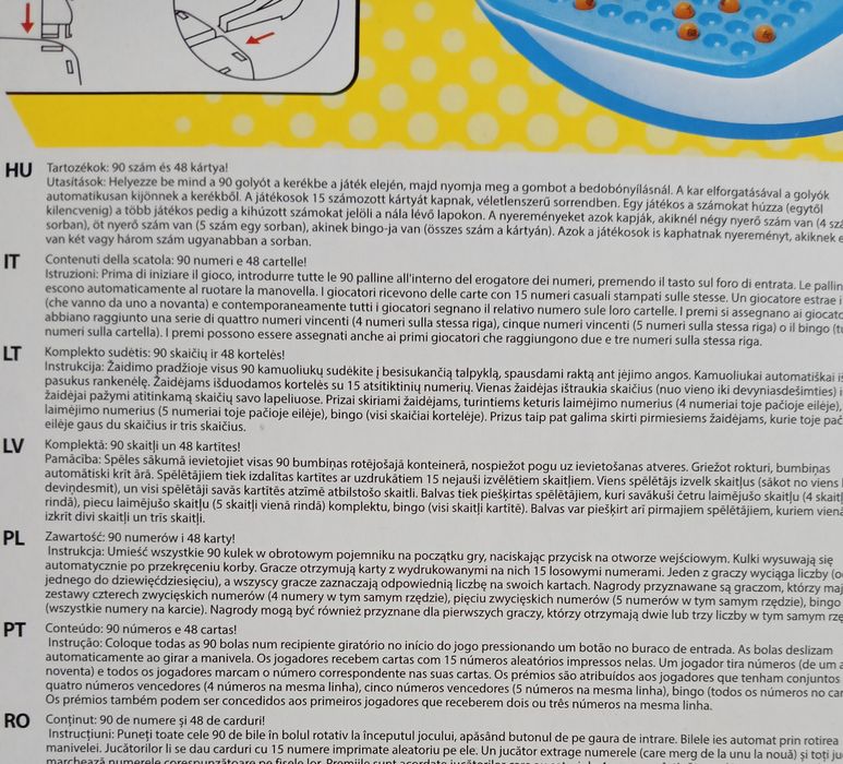 Gra dla dzieci BINGO!, 5+.