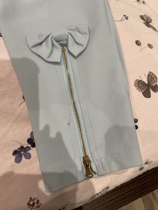 Eleganckie blękitne spodnie
