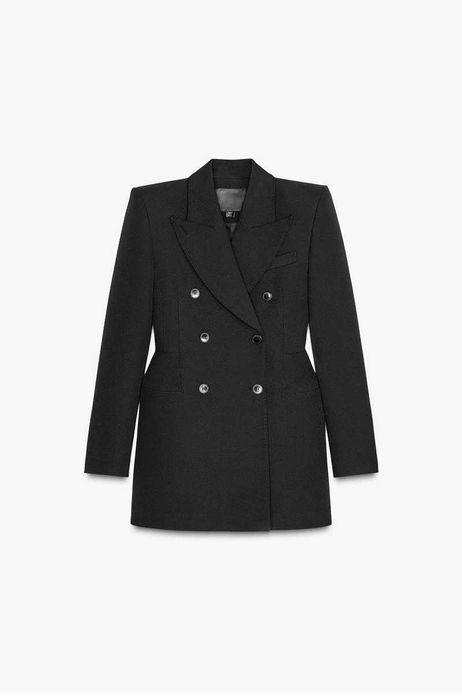 Двобортна сукня блейзер жіноча чорна zara new