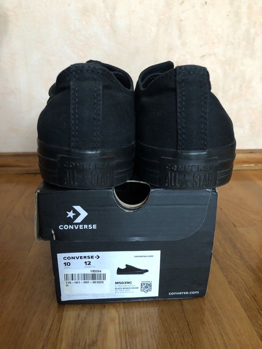 Кеди Converse Chuck Taylor (Monochrome black)