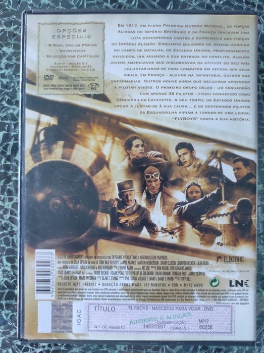 DVD Flyboys - James Franco

P