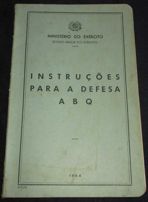 ABQ Defense Instructions Manual, Ministry of the Army, 1954