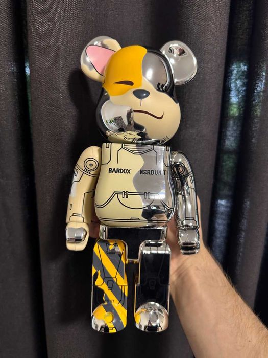 Статуетка Bearbrick 28 см NERDUNIT x BARDOX | Фігурка Беарбрік