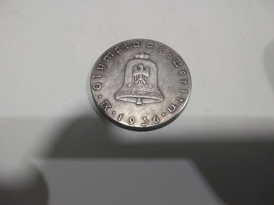 Dobra moneta kolekcjonerska - Olimpiada Berlin 1936 (M216)