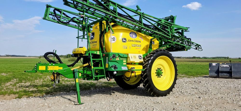 Opryskiwacz John Deere M 740 i 4000 l. 24/21 m. Oryginał! Navigacja GPS! Skrętny zaczep!