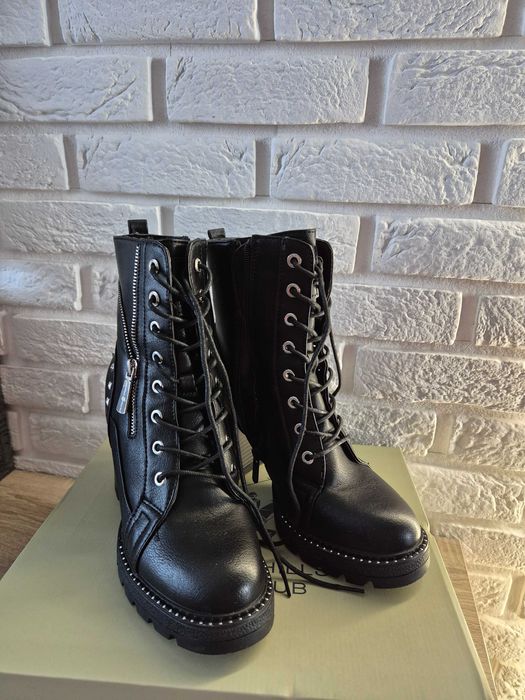 Czarne botki Beverly Hills Polo Club