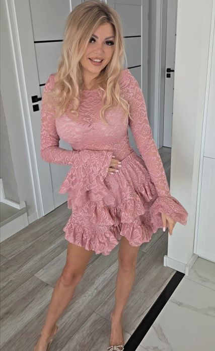 Body koronkowe spodniczko spodenki m.tissu premium komplet koronka