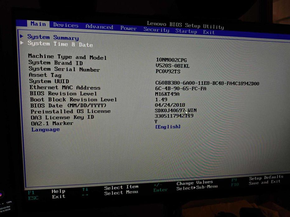 PC Lenovo V520S | Intel i5-7400 | 16GB RAM | SSD 256GB | Windows 11 Pro