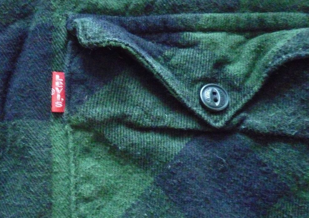 Piękna męska ciepła koszula flanelowa LEVIS rozmiar M prosto z USA!