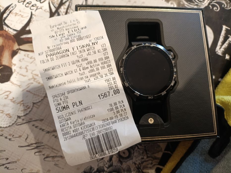Huawei Watch GT 4 Active bardzo dobry stan
