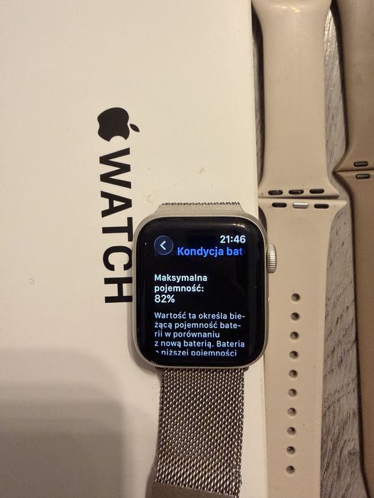 Apple Watch SE 2. generacji 40 mm + 3 paski