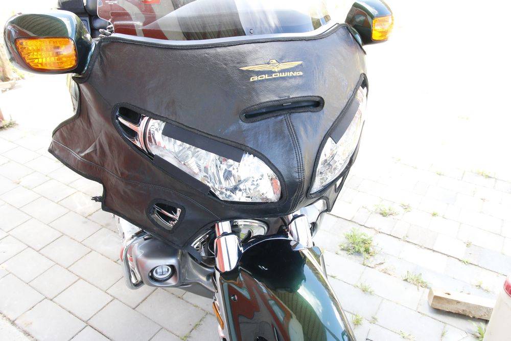 9694 Nakładka na czachę, skórzana osłona przód czaszy Honda Goldwing GL1800