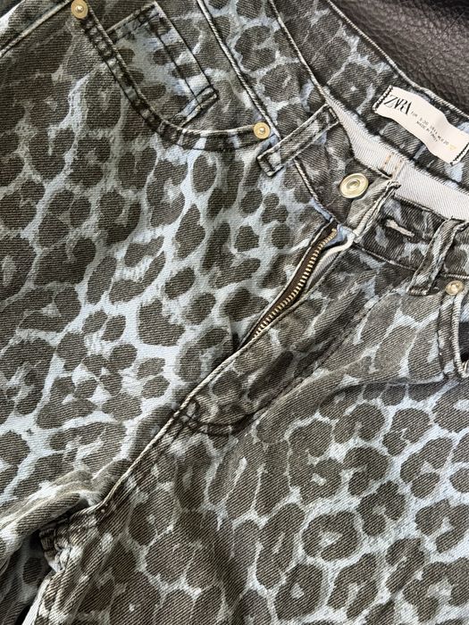 Джинси леопардові Zara