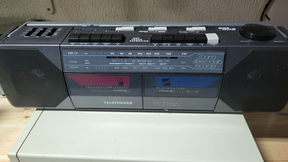 Rádio Telefunken Duplo Deck