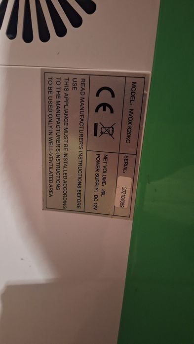 Lodówka turystyczna Nvox k20kc