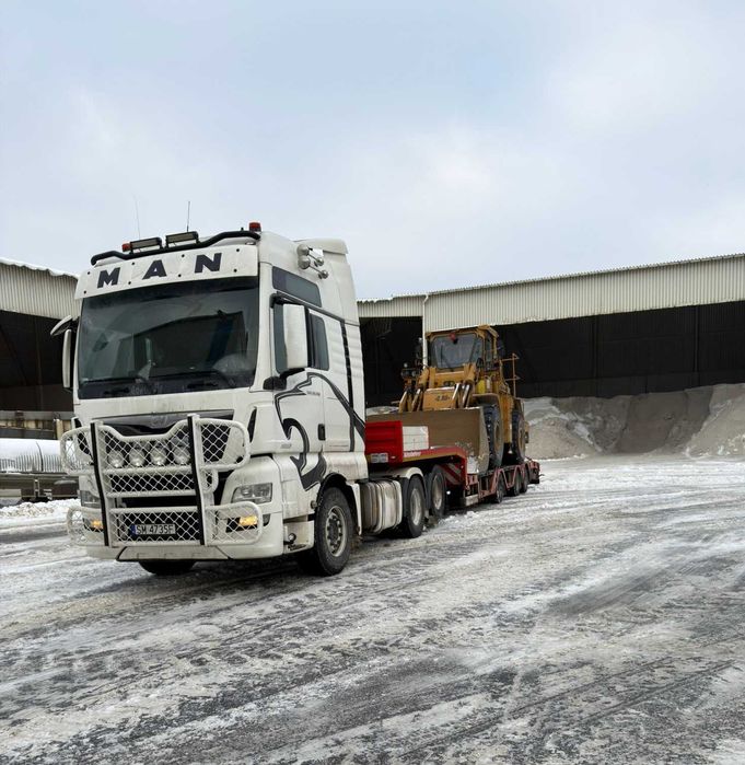 Transport maszyn budowlanych, Koparki, Sprzęt budowlany - Cała Polska