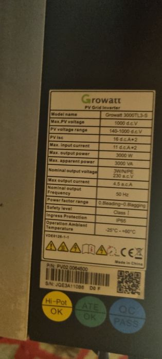 Falownik Growatt 3000TL3-S