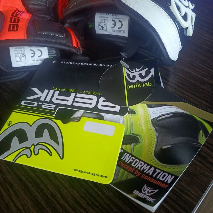 Rękawice Berik skóra