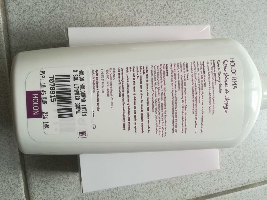 Gel de higiene íntima e ampolas hidratante vaginal