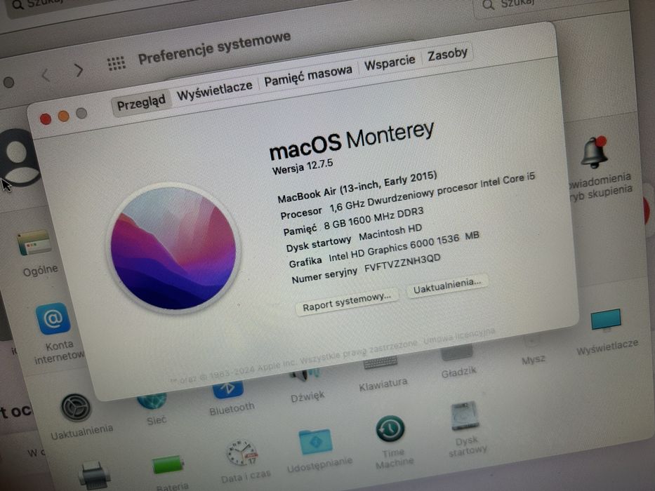 MacBook rok produkcji 2017