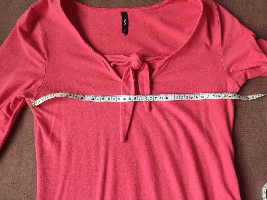Body damskie malinowe czerwone Sinasy S