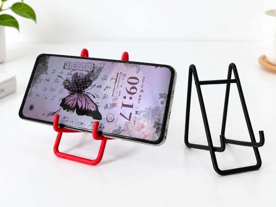 Suporte para telemóvel com design simples