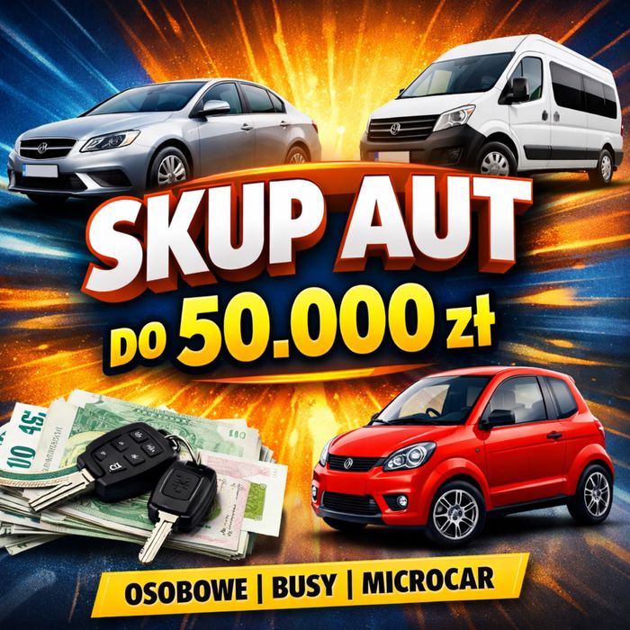 Skup Aut Do 50.000 ZŁ Auto Skup Samochodów Skup Busów Skup Microcar