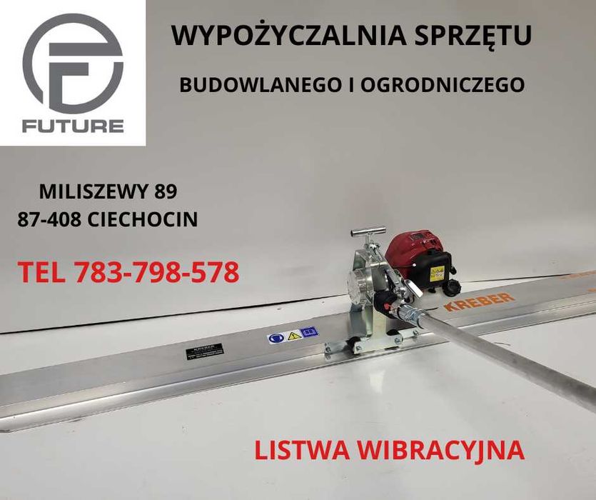 Zacieraczka do betonu wynajem wypożyczalnia