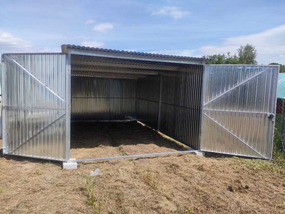 Garaż blaszany 3x5 Garaż blaszak Magazyn Producent Schowek na wymiar