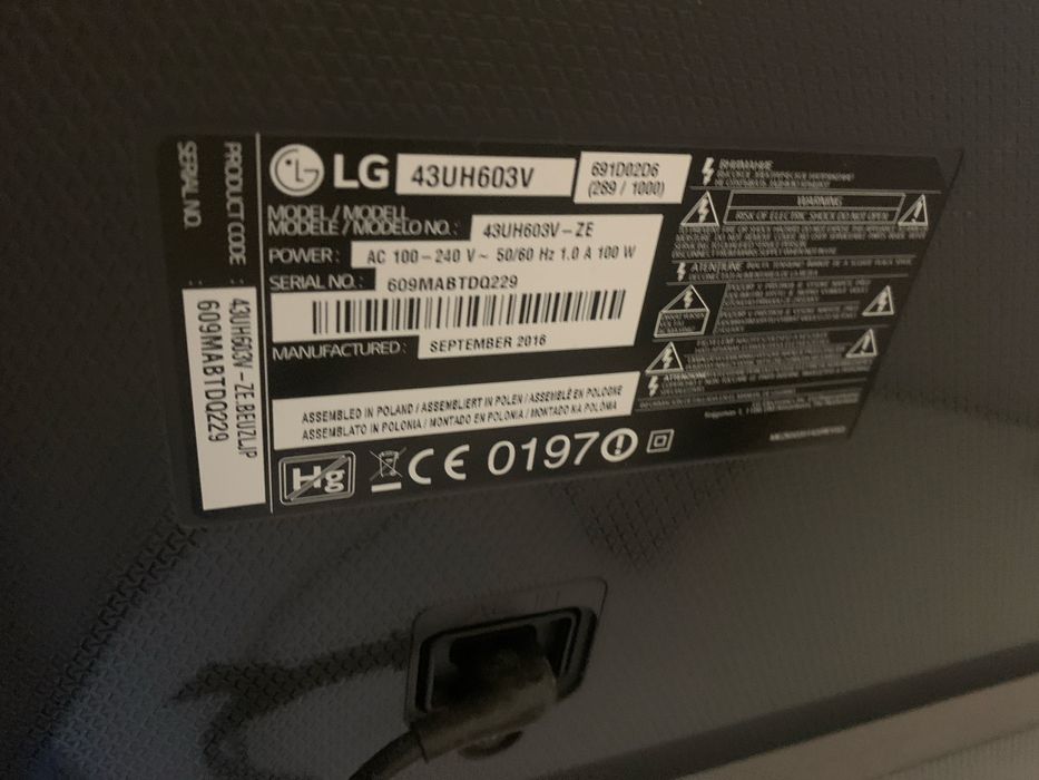 Televisao LG 43 polegadas smart463398634301040641