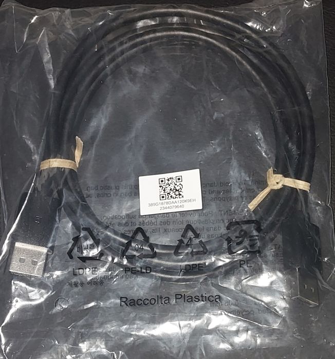 Кабель DisplayPort - DisplayPort  1м.
Кабель CABLEXPERT Dis