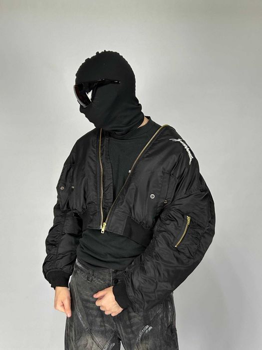 Бомбер Vetements Total Fucking Darkness Bomber Jacket MA-1 куртк — zdjęcie 3
