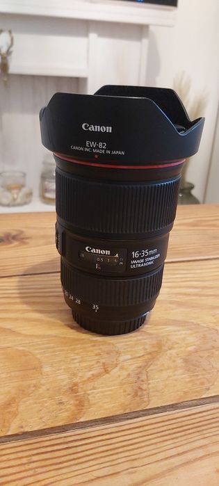 Obiektyw canon 16-35 mm f4 EF IS L