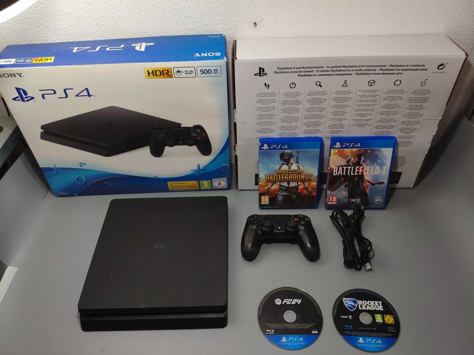 Playstation 4 Slim Preta