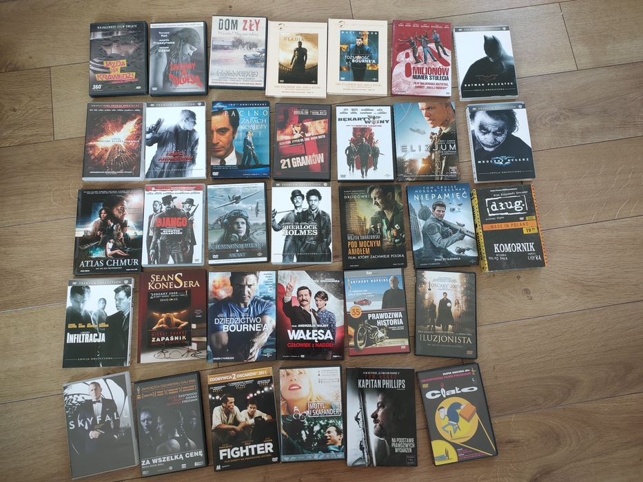 Filmy dvd 34 sztuki