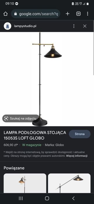 Lampa loft praktycznie nieużywana stan idealny